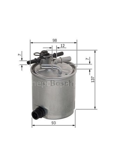 Nıssan Navara 2.5 Dci 01.2010 - 06.2014 Bosch Mazot Filtresi Filitre
