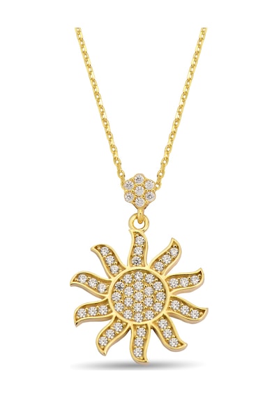 Çgk Çiğdem Gürel Kuyumculuk Güneş Model Altın Kolye Gold