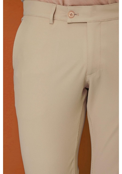 Efor P 1120 Slim Fit Bej Spor Pantolon Bej
