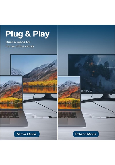 Mini Ekran Portu Hdmı Adaptörü Mini Dp Thunderbolt Hdmı Dönüştürücü Macbook Pro Macbook Air Mac Mini Microsoft Surface Pro 3/4 Vs. İle Uyumlu Beyaz