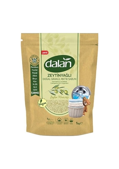 Zeytinyağlı Doğal Granül Sabun 1000 Gr