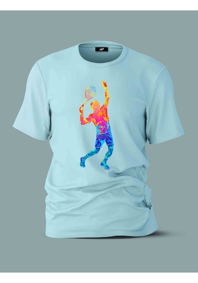 Fnbx Roger Federer Color Tennis T-shirt Turkuaz