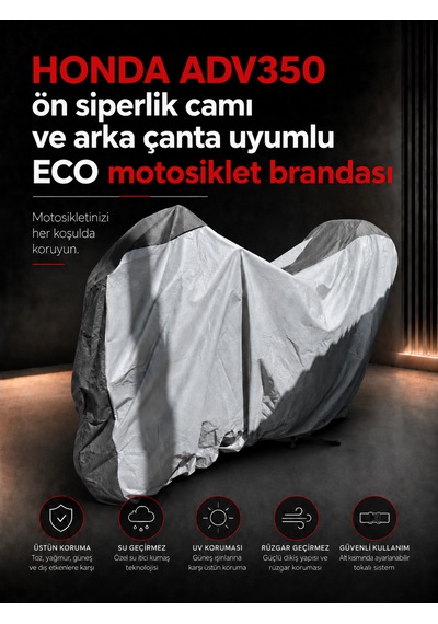 Honda Adv350 Modelleriyle Uyumlu Eco Motosiklet Brandası