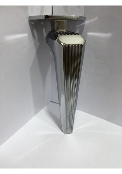 Tokyo Metal Ayak 16cm Krom Komidin Koltuk Puf Komidin Dolap Modern Tv Ünite Mobilya Ayağı Gümüş Krom