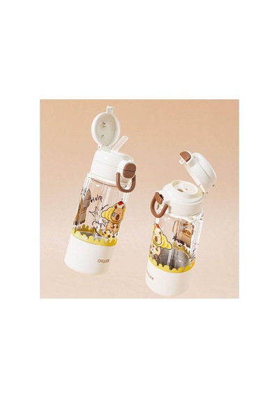D2560 Dıller 700 Ml Boyun Askılı Trıtan Su Matarası Şeffaf