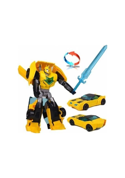 Transformer Metal Gövdeli Bumblebee Robota Dönüşen Araba Bumble Bee Bambıl Bi