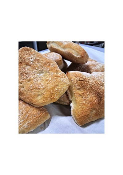 Italyan Ciabatta Mini Somun - 6 Adet