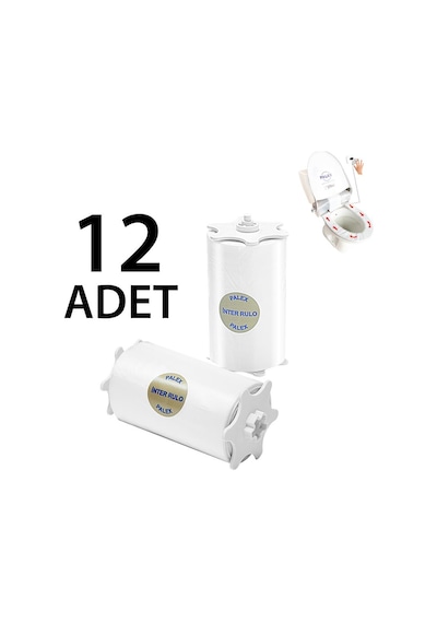 Palex Sensörlü Hijyenik Klozet Kapağı Yedek Rulosu12x90kullanım 1