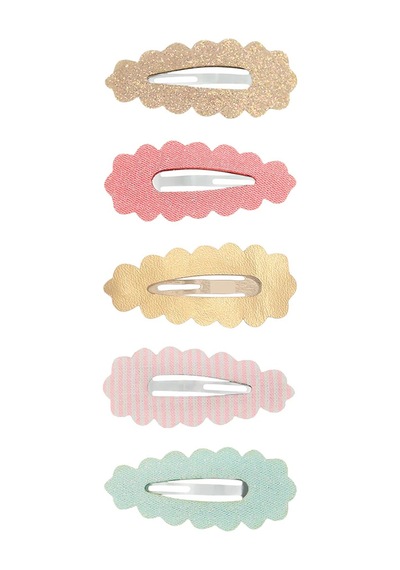 Mimi & Lula Scalloped Edge Mini 5'li Toka Çok Renkli