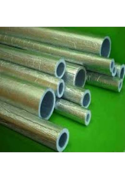 Ygt Ambalaj 6 Metre 35/10 Mm Alüminyum Folyolu İzole Boru Kılıfı