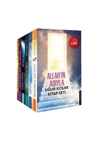 Allah'ın Adıyla Uğur Koşar Kitap Seti-6 Kitap Takım - Uğur Koşar - Destek Yayınları