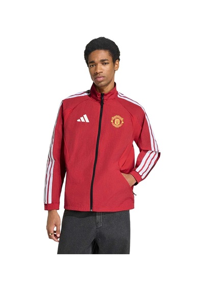 Adidas Erkek Ceket "manchester United Home Anthem Jacket" Kv6731 Kırmızı