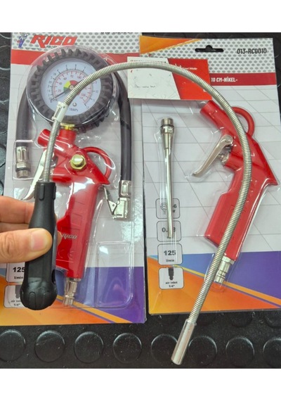 Ht- Rıco Saatli Lastik Şişirme Hava Üfleme Tabancası Mıknatıs