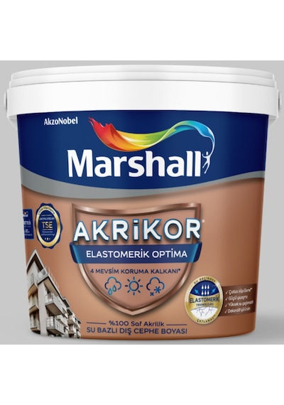Marshall Akrikor Elastomerik Optima Dış Cephe Boyası M7 15l 15 L