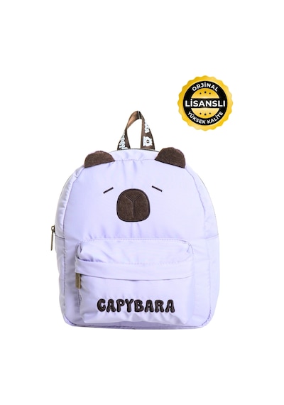 Capybara Orijinal Lisanslı Çocuk Okul /anaokulu Çantası, 3d Lila