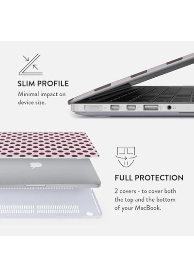 Macbook Pro 16'' A2485/a2780 / A2991/a2780 / A2991 İle Uyumlu Koruma Kılıfı, New Crush Belirtilmemiş