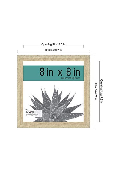 Galeri Temel Çerçeve, Doğal Ahşap Tahıl, 20,32 X 20,32 Cm, 2 Paket