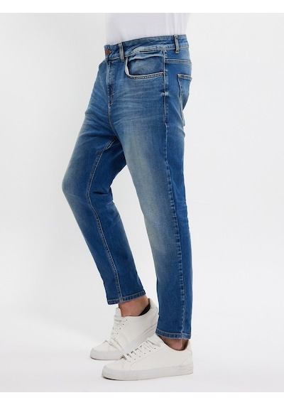 Ltb Alessıo Dar Paça Orta Bel Orta Mavi Jean Pantolon Orta Mavi 28 - 30