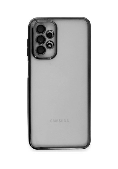 Samsung Galaxy Uyumlu, A23 4g Kılıf Razer Lensli Silikon - Siyah