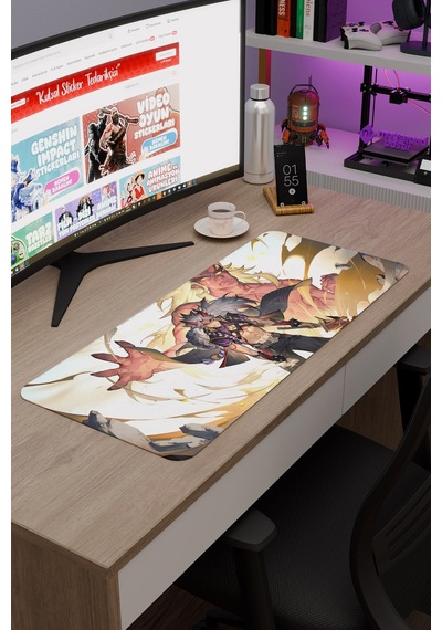 Itto Genshin Impact Anime Gacha V5 - 70x30 Xl Gaming Mouse Pad Fare Altlığı