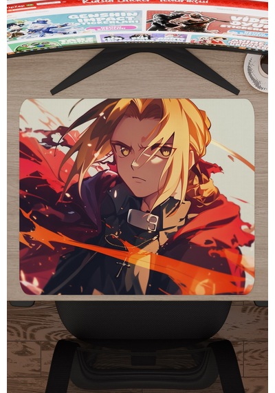 Fullmetal Alchemist Anime V2 - 48x40 Xl Gaming Kauçuk Kaymaz Taban Mouse Pad Fare Altlığı