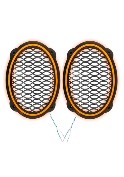 Hoparlör 2 Adet Ledli Oval Kapak