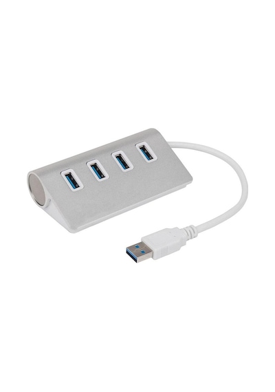 Usb 3.0 4 Port Alüminyum Kasa Usb 3.0 Çoğaltıcı Hub