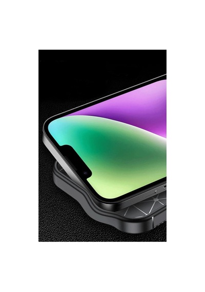 Apple iPhone Uyumlu , 16e Kılıf Auto Focus Karbon Kapak - Siyah