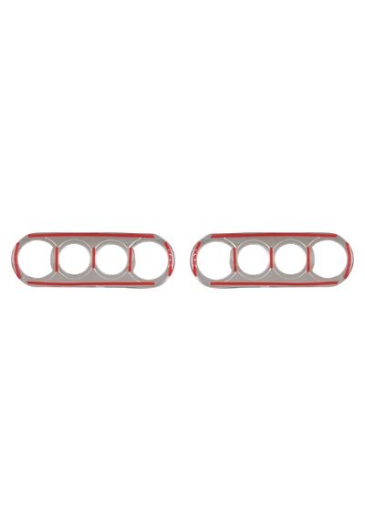 Ford Transit Kamyonet Uyumlu 2007-2019 Krom Stop Çerçevesi 2 Parça Paslanmaz Çelik