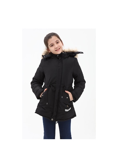 Kız Çocuk Kaban 51256 Siyah