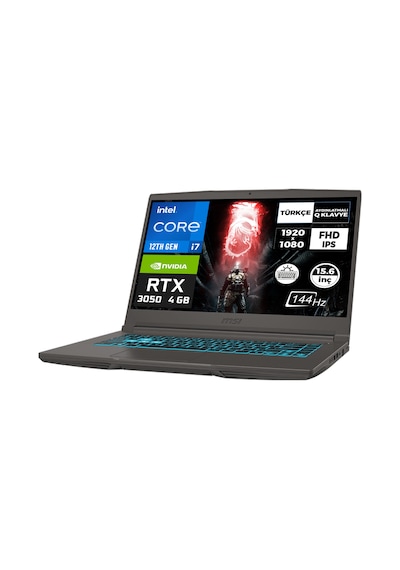 MSI THIN 15 B12UC-1479XTR004 i7-12650H 32 GB 1 TB SSD 4 GB RTX3050 15.6" Dos Dizüstü Bilgisayar MSI THIN 15 B12UC-1479XTR004 i7-12650H 32 GB 1 TB SSD 4 GB RTX3050 15.6" Dos Dizüstü Bilgisayar