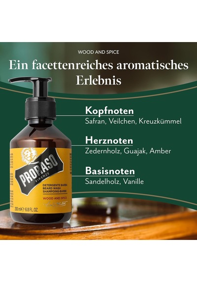 Beard Shampoo / Sakal Şampuanı Wood-spice