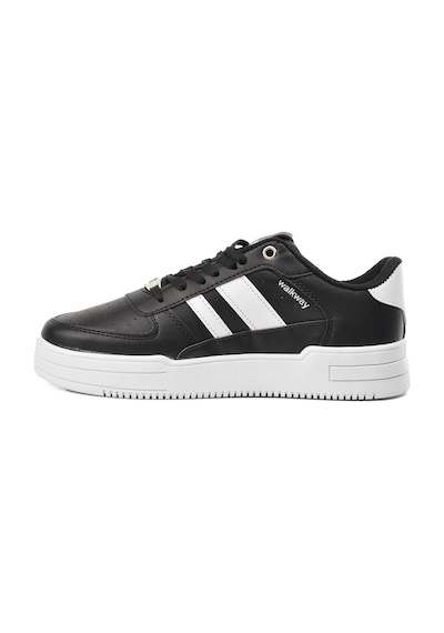 Walkway Sandy Siyah-Beyaz Tek Renk Sneaker Beyaz - Siyah