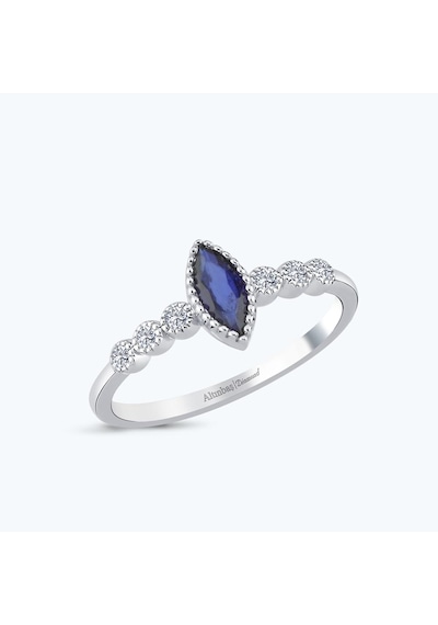 Altınbaş Pırlanta Safir Markiz Yüzük Klb342s-14k