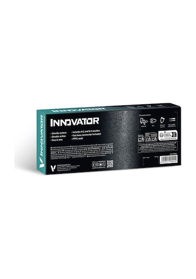 Vallejo 90001 Innovator Çift Hamleli Double Action 0.2 ve 0.3 MM Memeli 9 ML Hazneli Boya Tabancası Vallejo 90001 Innovator Çift Hamleli Double Action 0.2 ve 0.3 MM Memeli 9 ML Hazneli Boya Tabancası