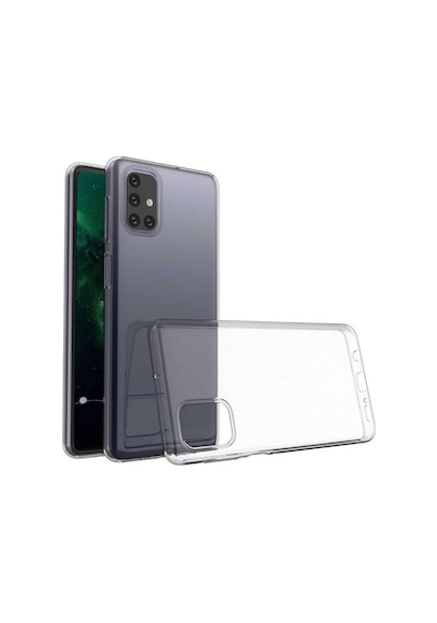 Galaxy M51 Kılıf Zore Şeffaf Ince Ve Esnek Süper Silikon Kılıf Renksiz