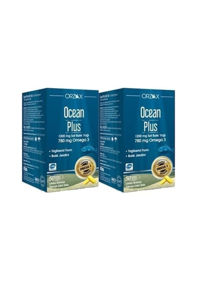 Plus 1200 Mg Omega 3 Saf Balık Yağı 30 Kapsül 2 Adet P09519