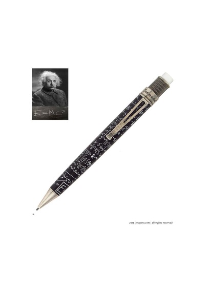 Retro 51 Tornado Albert Einstein Mekanik Uçlu Kalem Çok Renkli