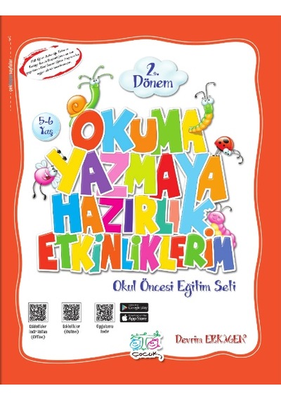 Okul Öncesi Okuma Yazmaya Hazırlık Etkinliklerim Seti 2 Kitap