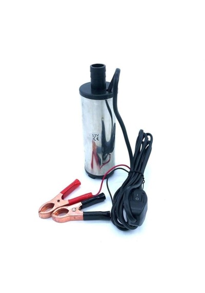 12 Volt Bakır Sargı Sıvı Transfer Pompası Dalgıç Pompa Mazot Pompası - Su - Süt - Sıvı