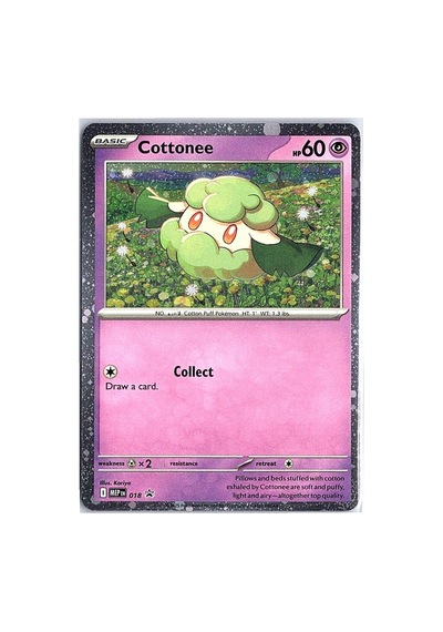 Mega Evolutions Promo Cottonee 018 Tek Kart Koleksiyonluk Orijinal Kart Holo