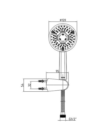 Eca Star Mafsallı Banyo Üst Takım 102117347 E.C.A. Krom