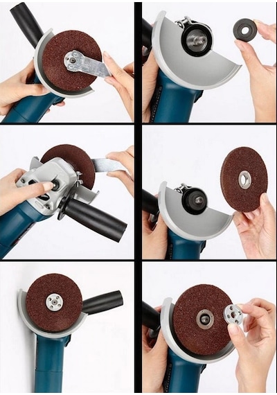 Matkap Için Disk Bağlama Adaptör Seti Somunlu Matkaba Disk Bağlam