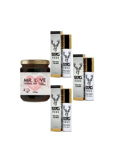 Süper Mrlove Ginsengli 250 Gr Ve Spray 3 Adet 1 Gr
