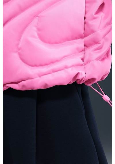 Nike Therma Fit Sportswear Swoosh Series Oversized Down West Oversize Kaz Tüyü Kadın Yelek Pembe