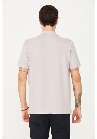 Gri Gömlek T-shirt Gri