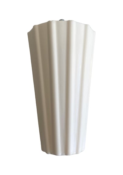 Armut Beyaz Plastik 12cm Ayak 8mm Vidalı Mobilya Koltuk Baza Ayağı 12cm Beyaz 8mm Vidalı 4 Adet Beyaz