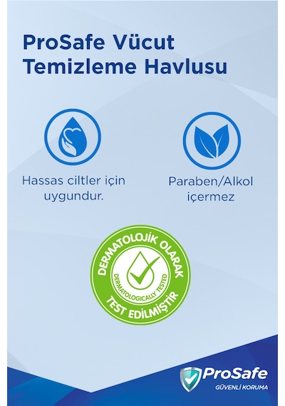 Prosafe Vücut Temizleme Havlusu 48'li X6 6'lı Set