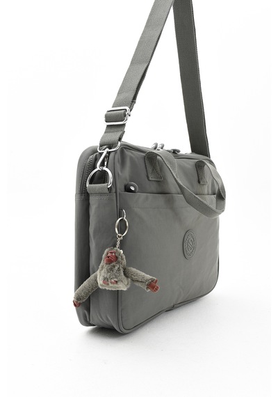 Özer-3027 Sanmorris Unisex Krinkıl Suya Dayanıklı Çapraz-el Askılı Evrak Ve Laptop Çantası Koyu Gri