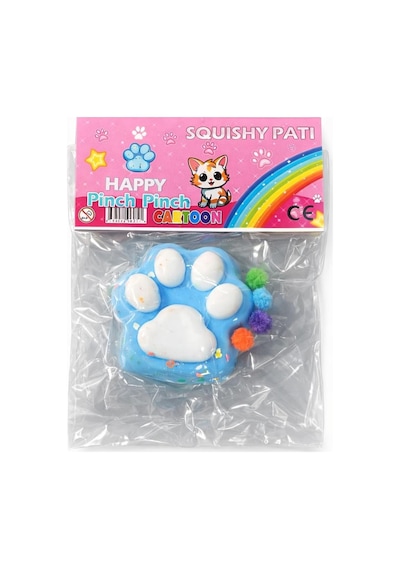Squishy Pati Pençe Şekilli Oyuncağı, Farklı Renkler Çocuklar İçin Sukuşi 1 Adet